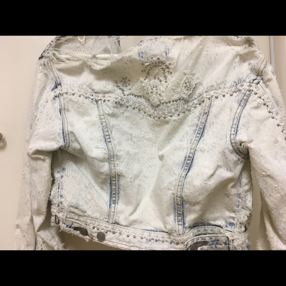 Jean jacket Dakota Blues stonewashed distressed - Picture 4 of 8